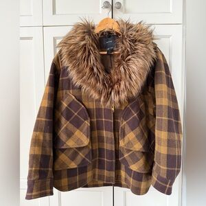 Smythe barn jacket in “Marlboro Plaid”